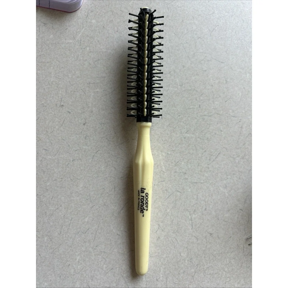 Vintage‎ Goody La Ronde (Made in France) round hairbrush